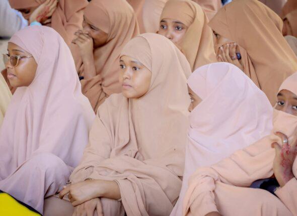 Secondary students studying together at Moonlight Schools